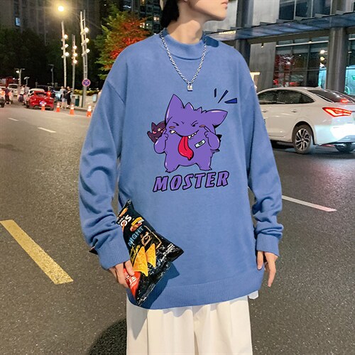 M18087-P45加绒款-P65半高领毛衣男士大码针织衫男毛线衣男,男装针织衫/毛衣,电商A040