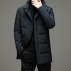 中年立领羽绒服男休闲短款上衣爸爸装冬装羽绒服YYYR077-P275，男装羽绒服，电商B212（原钱塘6029）