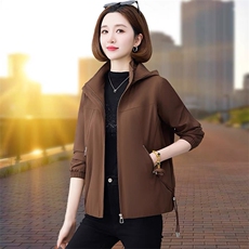 短款外套女士春秋款2025新款春季休闲夹克中年妈妈风衣小个子洋气，女装短外套，燕颉服饰