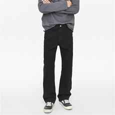 (现货)四季星座611-DW911-P55黑色517修身微喇弹力牛仔裤，男装牛仔裤，星座611