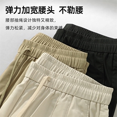 BGW-Y6582夏季男士薄款商务休闲弹力纯色休闲裤免烫透气修身长裤，男装休闲裤，电商B360