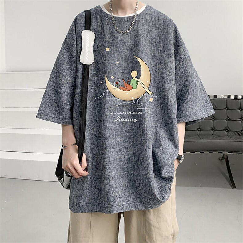 风复古亚麻短袖男棉麻t恤男半袖ZT71416-P35,男装T恤,电商A040