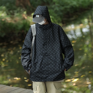防风冲锋衣外套男女春秋户外山系防水登山服情侣工装夹克CF66-p65图片