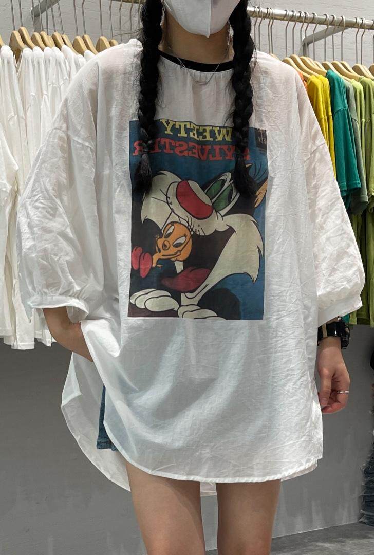 夏季新款大版图案透气舒适上衣，其它，JIAN.Z 简.站