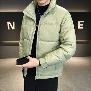 2025数据男士冬季羽绒服立领百搭鸭绒保暖青年夹克外套图片