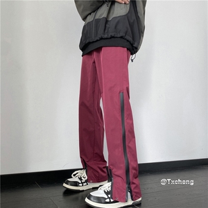 防水双拉链冲锋裤秋季美式高街机能风长裤B315-K23426-p50控68图片