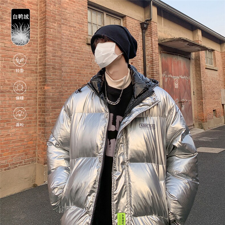 特批 亮面炫彩白鸭绒连帽羽绒服A247-YR102TP165控268图片