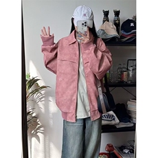 秋季夹克男士外套男款春秋款潮牌宽松休闲翻领上衣服JK38，男装夹克，星座1116A（原606A-3）