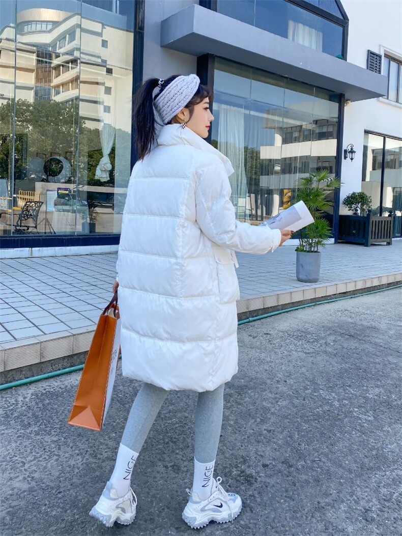 冬款羽绒服中长款，女装羽绒服，艾慕缇(1F)