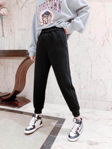 加绒卫裤，女装休闲裤，DCXY 超越