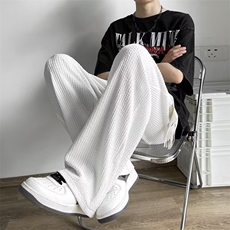 男春夏新款青少年时尚提花冰丝裤休闲裤P45，男装休闲裤，星座1116-2