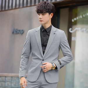 春秋季男西服青年韩版简约时尚休闲西装男单西A355-313-P230图片