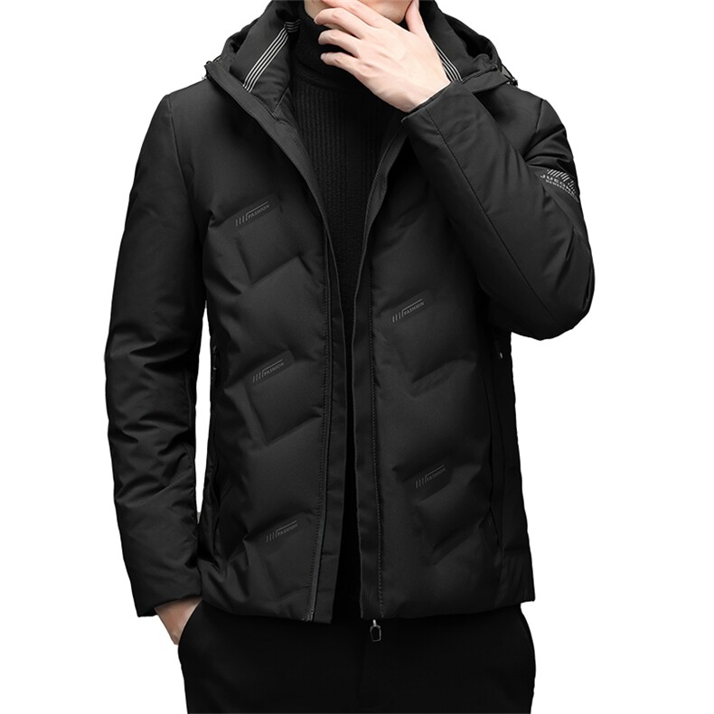 2023冬季连帽羽绒服短款中年男装加厚保暖外套XXH20702-P220，男装羽绒服，电商B212（原钱塘6029）