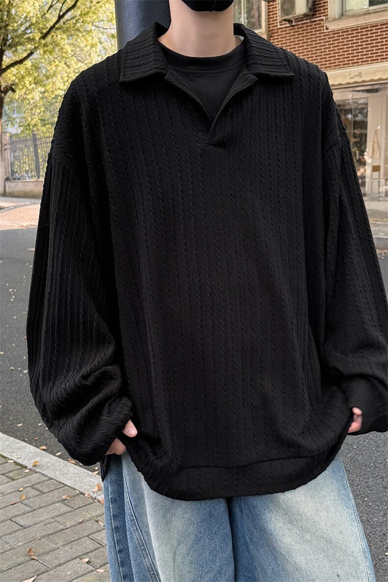 WY5066/P45春装新款假两件卫衣男长袖宽松大码百搭潮流外套上衣,女装短外套,电商A141
