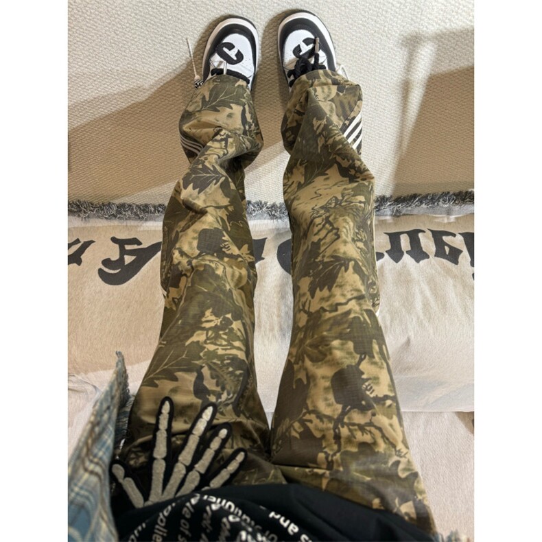 【有货】迷彩工装裤男三条杠裤子美式hiphop阔腿裤BNLL03-P特50,男装工装外套,星座1007（原301D）