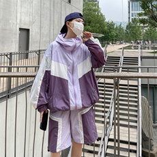 夏季连帽夹克衫防晒服套装运动风时尚防晒衣男XZ514-2-1612-P98，男装防晒衣，星座514-2(原B239)