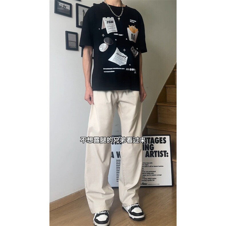 现货！棉麻透气垂感休闲西裤抖音得物可送样A061-XK80039-特批45,男装西裤,电商A061