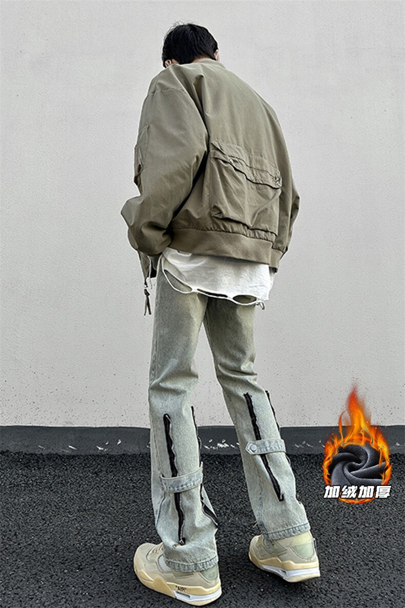 2025GK23129加绒外景大码美式微喇牛仔裤M-5XGK23902-特P50,男装牛仔裤,电商A022