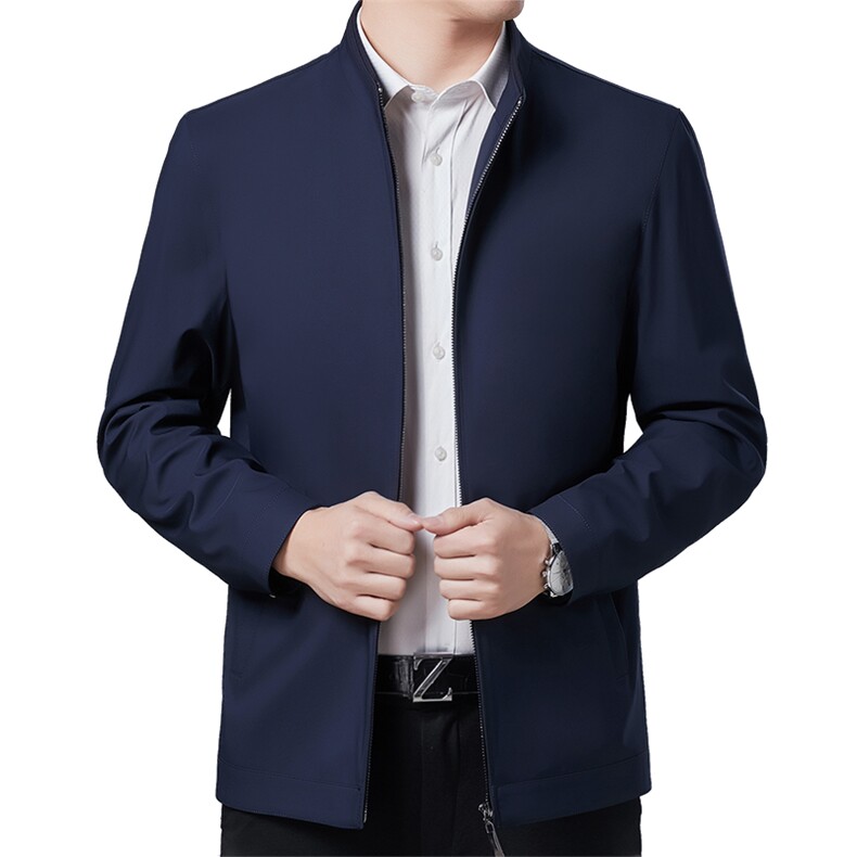 YYA8698秋冬新款男士夹克立领商务通勤男装爸爸装P98,男装夹克,电商B360