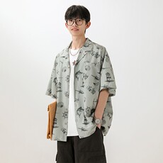 特P28无差价新款夏季时尚百搭衬衫-HC2208无影墙现货1，男装衬衫，电商A003