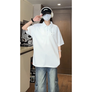 PL9003-P25-控49-大量现货POLO衫男短袖T恤潮牌纯色翻领透气网眼图片