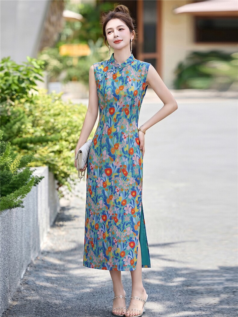 2026夏装新款简约时尚休闲连衣裙,女装连衣裙,美沁