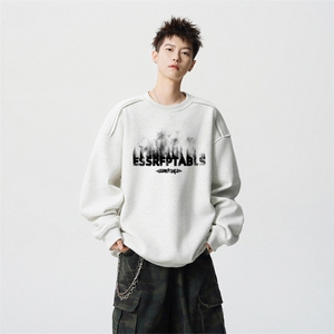 得物供货、重磅420克现货 圆领卫衣宽松HD019-1-WY2628LL-P35图片