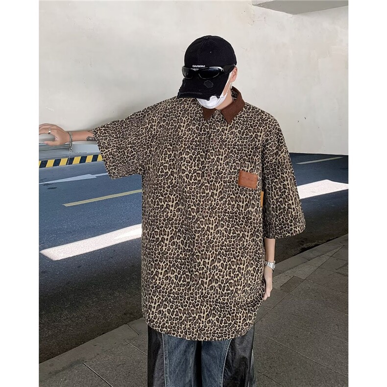 男士水洗牛仔衬衫灯芯绒领SM993P55,男装衬衫,星座1116-2
