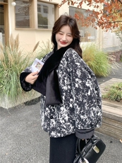 文艺范复古围巾款丝绒拼接羽绒服女冬季2025新款90白鸭绒保暖外套，女装羽绒服，慧尚2-185