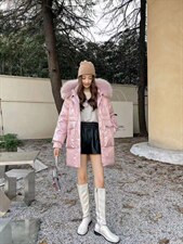 羽绒服，女装羽绒服，茜茜靓点