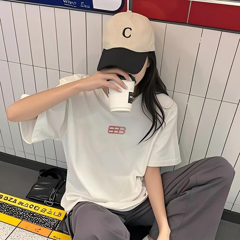 已注册版权抖音直播短袖T260克TB5121批28纯棉220克T5121P23控38图片
