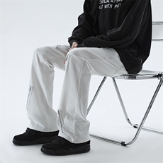 五条拉链裤子B342-K7041-特P45，男装休闲裤，电商B342
