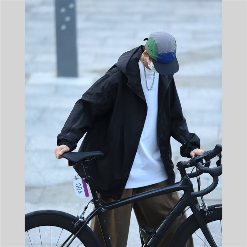 连帽拉链常规款冲锋衣户外骑行夹克爬山外套日常春秋季747/P48,男装夹克,星座506