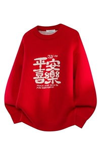 48879-P68 2025年秋冬季新款休闲毛衣男士时尚圆领长袖宽松针织衫图片