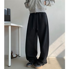 25春装重磅扎染立体侧织带香蕉裤休闲弯刀裤宽松男KH128P65，男装休闲裤，电商A341