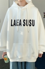 ！秋季重磅宽松大码港风厚板LAEA印花连帽卫衣LW101-特p35，男装卫衣，星座508（原C305）