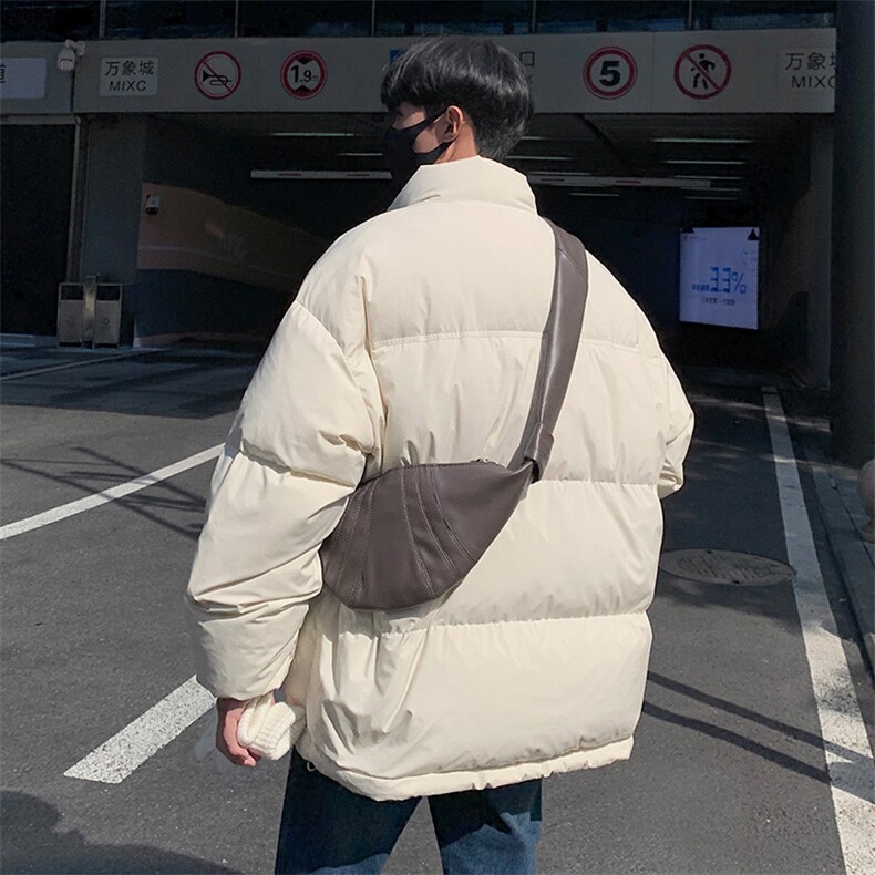 冬季新款鸭绒90%羽绒服短款港风纯色潮牌外套HD1320-TP160控248,男装羽绒服,电商A102