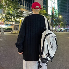 美式圆领毛衣男慵懒风休闲针织衫X7318P48，男装针织衫/毛衣，星座1116-2