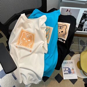 男圆领T恤宽松短袖T507P30图片