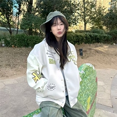 1506A/GW8030/P54潮流拼接撞色棒球服宽松百搭男女春秋外套夹克，男装夹克，星座1506A