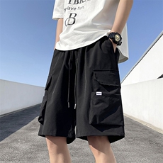 工装短裤男韩版潮流多口袋高街帅2023夏季新款ins五分裤K3480-P28，男装休闲裤，星座412-3