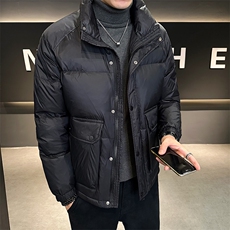 2025冬季新款立领羽绒服保暖防寒时尚潮流大口袋保暖YR8023-P185，男装羽绒服，电商A413