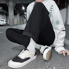 现货主推！水洗牛仔裤男女中性宽松直筒休闲九分裤A080-9231-P30，男装牛仔裤，电商A080