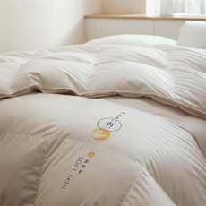 2025新款纯色日系羽绒被被子被芯，被套/被芯，一起卖家纺