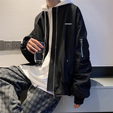 原宿风工装外套潮ins秋季帅气机能潮流宽松港风bf夹克W1256-P56，男装夹克，星座512-4