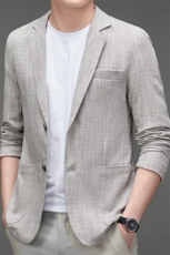 2023秋季新款中年男士单件西服爸爸装商务休闲时尚上衣外套，男装西服，电商B212（原钱塘6029）