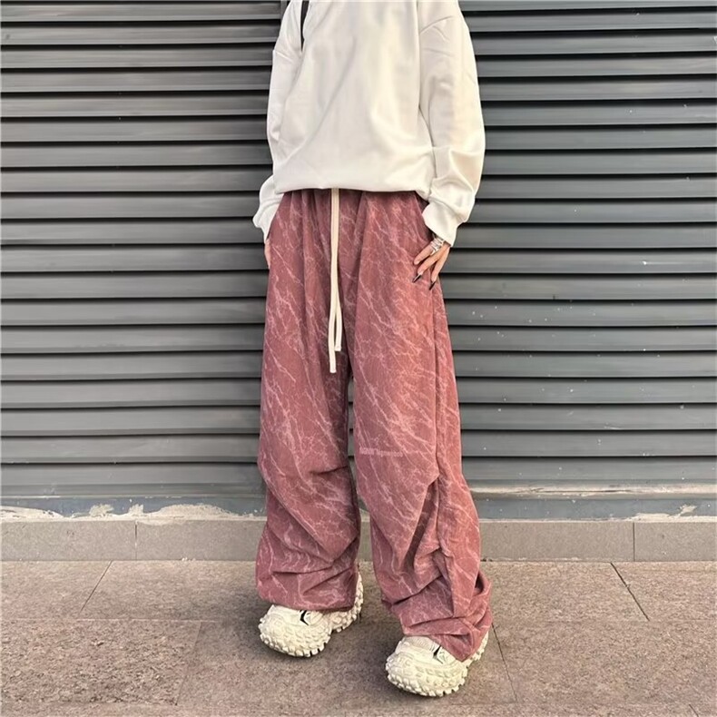 日系工装裤男高街潮牌秋季ins欧美嘻哈运动休闲裤机能风裤子,男装休闲裤,星座716-3