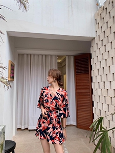 夏季新款连衣裙,女装连衣裙,早颜