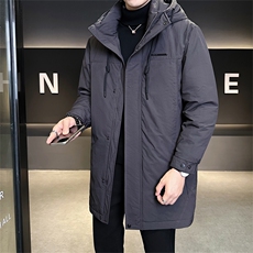 标50绒店主风冬季男士中长款连帽羽绒服保暖外套9919-P275，男装羽绒服，电商B338