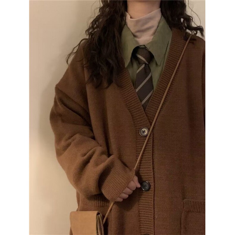 【有货】DM0140-P58秋冬设计感软糯慵懒高级感美式高街毛衣外套,男装针织衫/毛衣,星座603-2